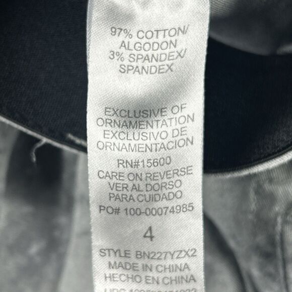 Democracy Camo Skinny Jeans Ab Technology Women's 4 Stretch Camouflage Gray - Picture 5 of 7